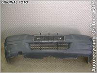 Stoßstange Grundausführung, Kunststoff SW/Grau mit Nebelscheinwerfer mit Spoiler (vorne) aus Peugeot EXPERT Van (222)